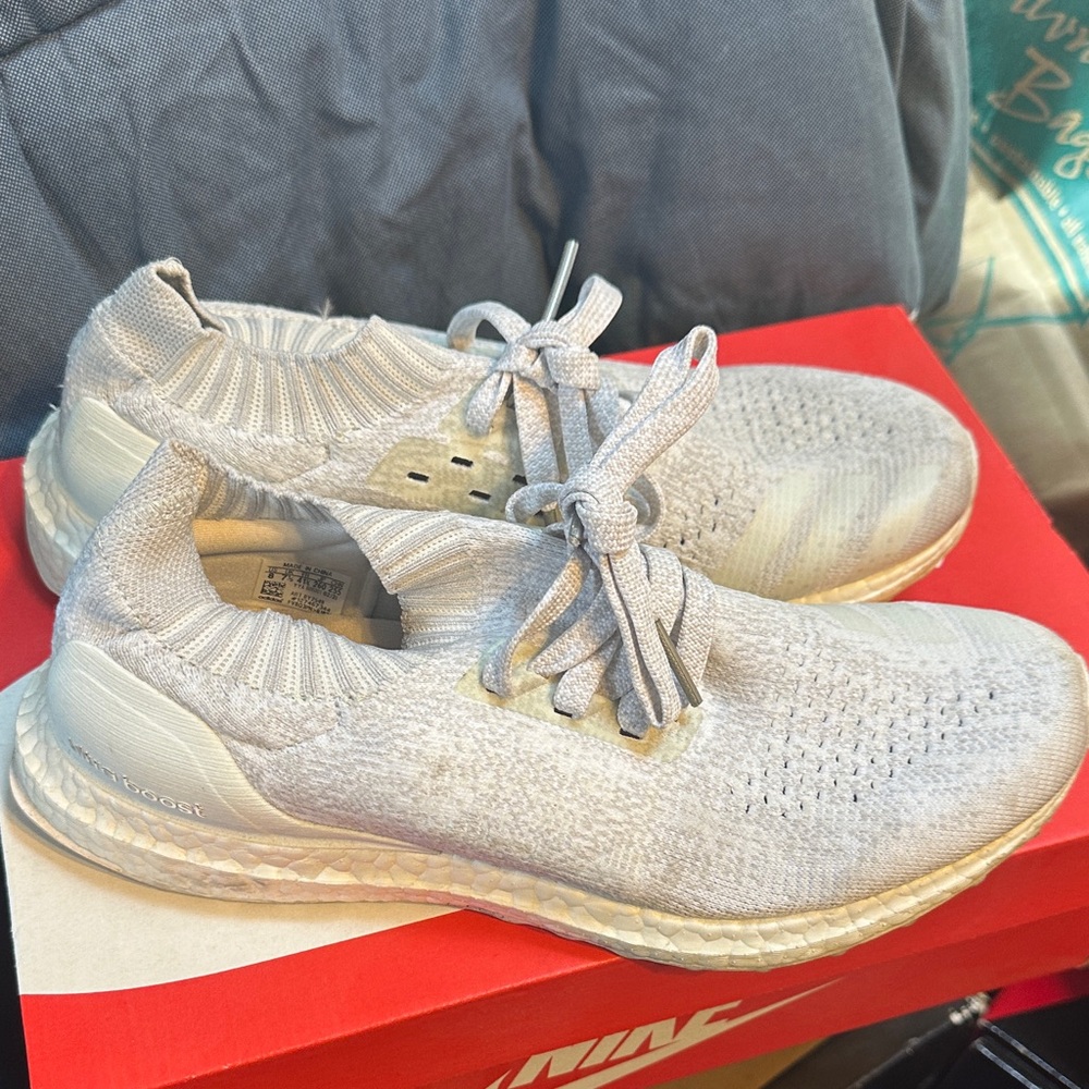 Adidas Ultra Boost Light White Running Shoes